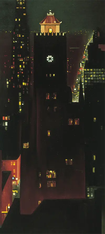 New York Night Georgia O'Keeffe